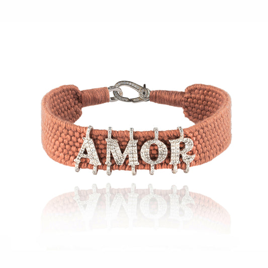 Amor blush bracelet in Silver