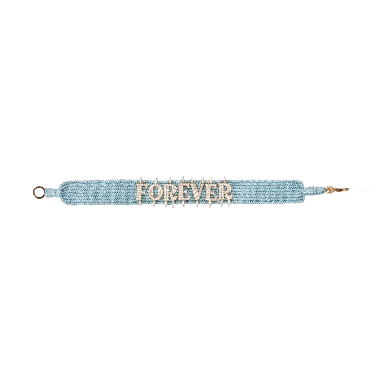 Forever sky blue bracelet in Gold plated Silver