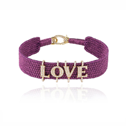 Love Candy bracelet in Gold plated Silver