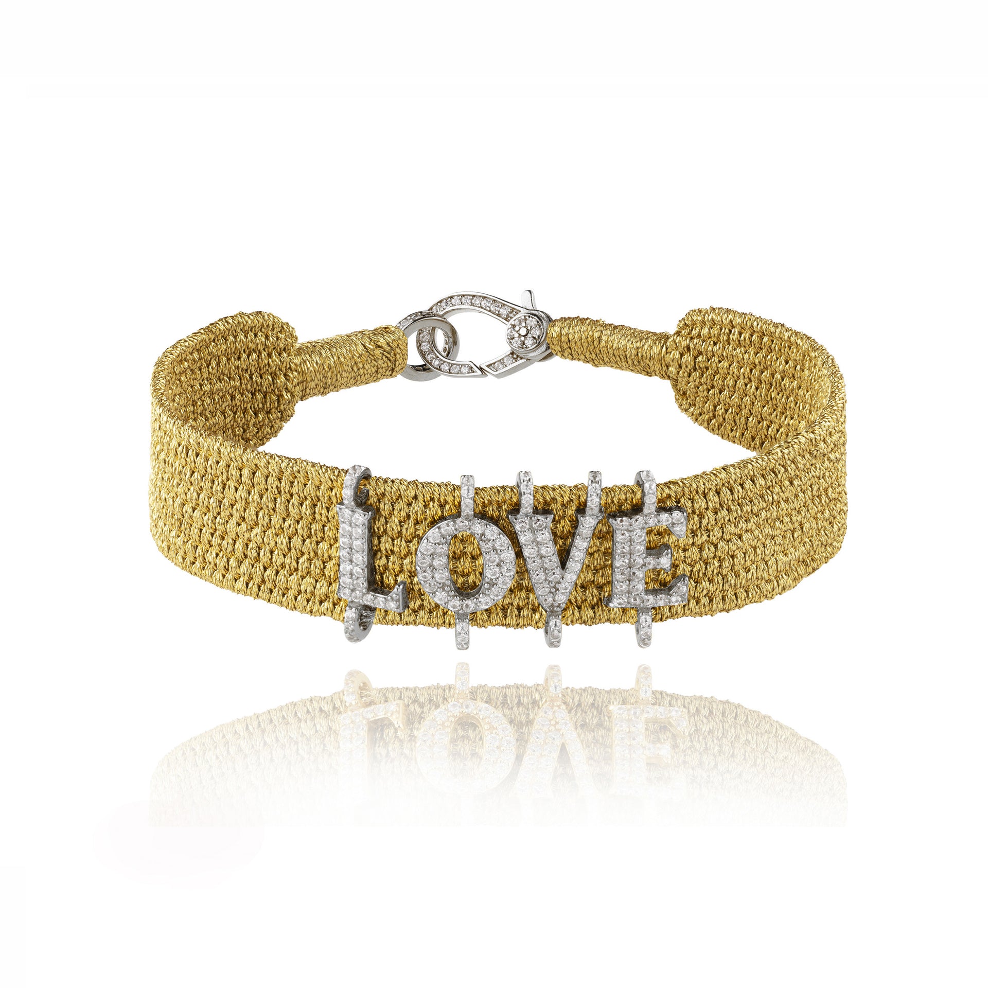 Love Gold bracelet in Silver