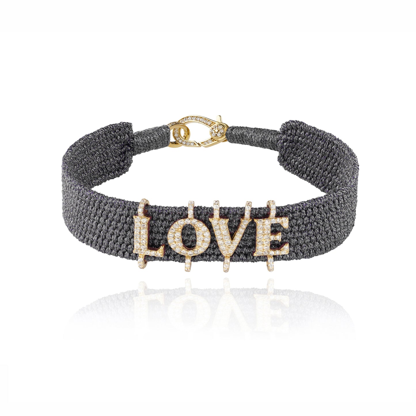 Love Gun bracelet in Gold plated Silver