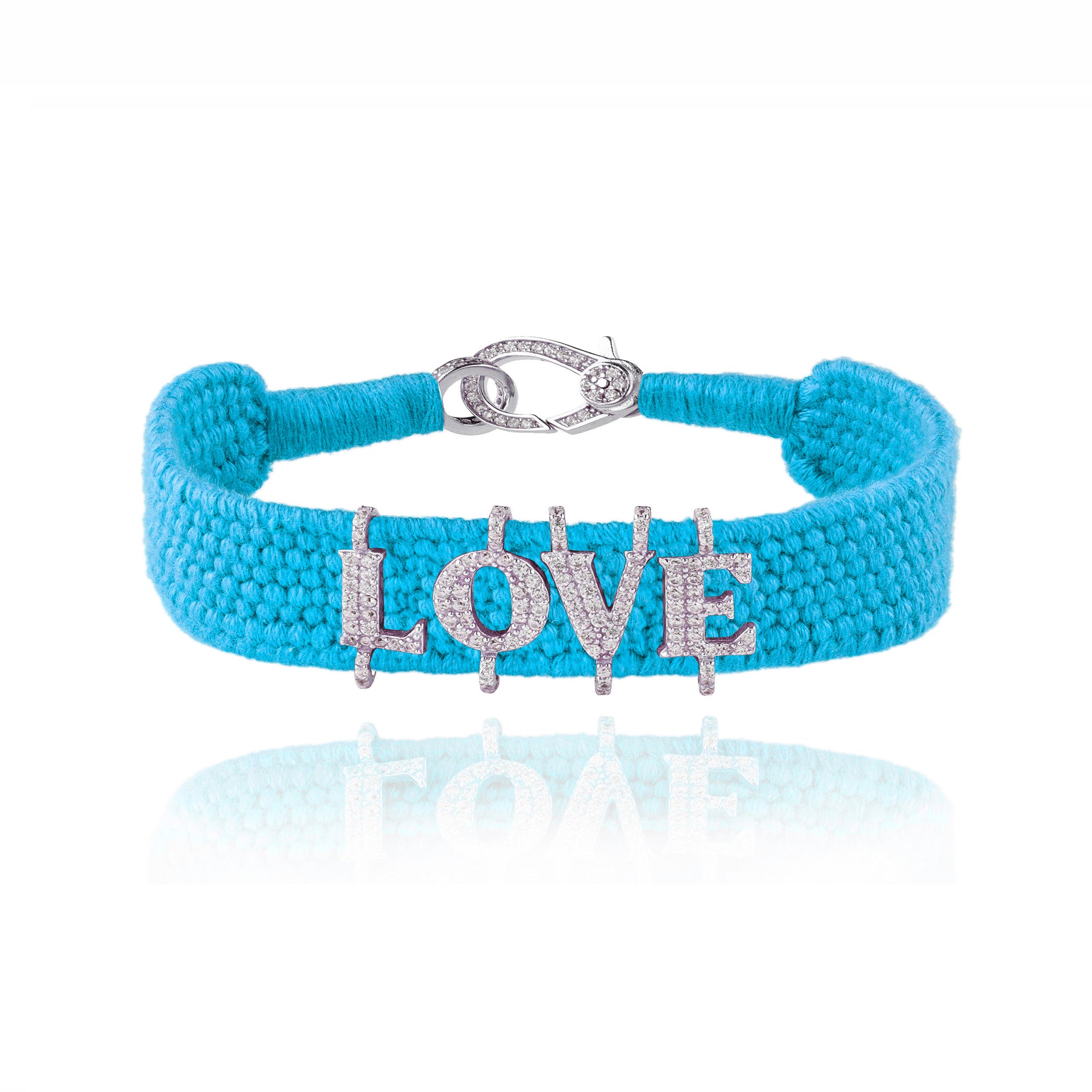 Love Turquoise bracelet in Silver