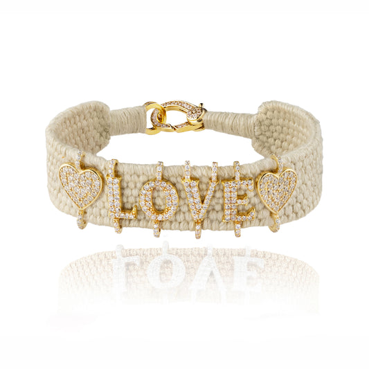 ❤️ Love ❤️ Vanilla bracelet in Gold plated Silver