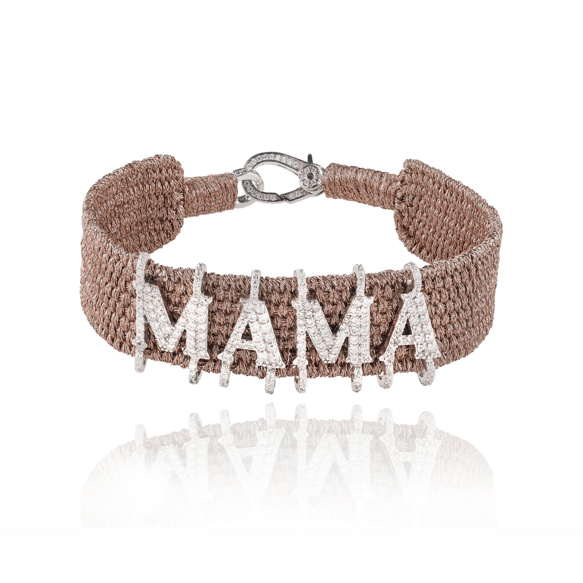 Bracelet Mama Rose Gold en argent