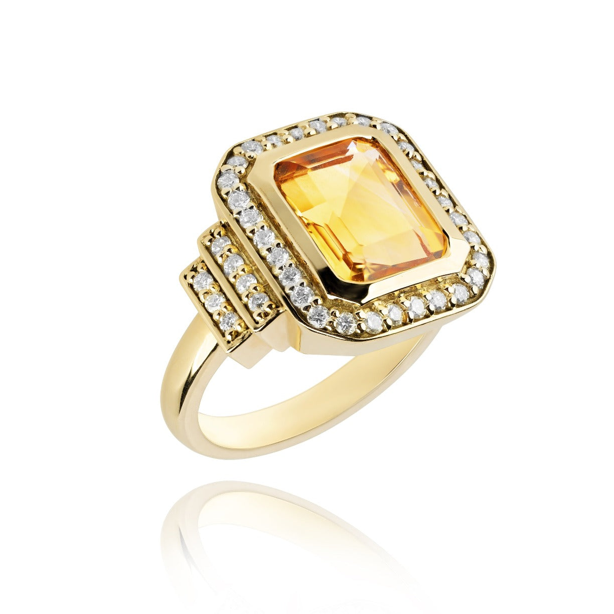 Maggy Citrine Ring