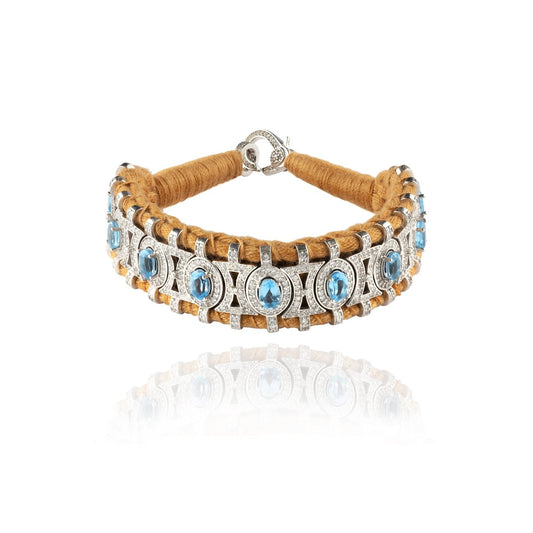 Sao Paulo Camel and Topazes bracelet 