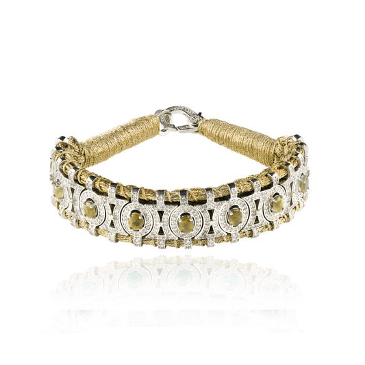 Sao Paulo Gold and Citrine bracelet