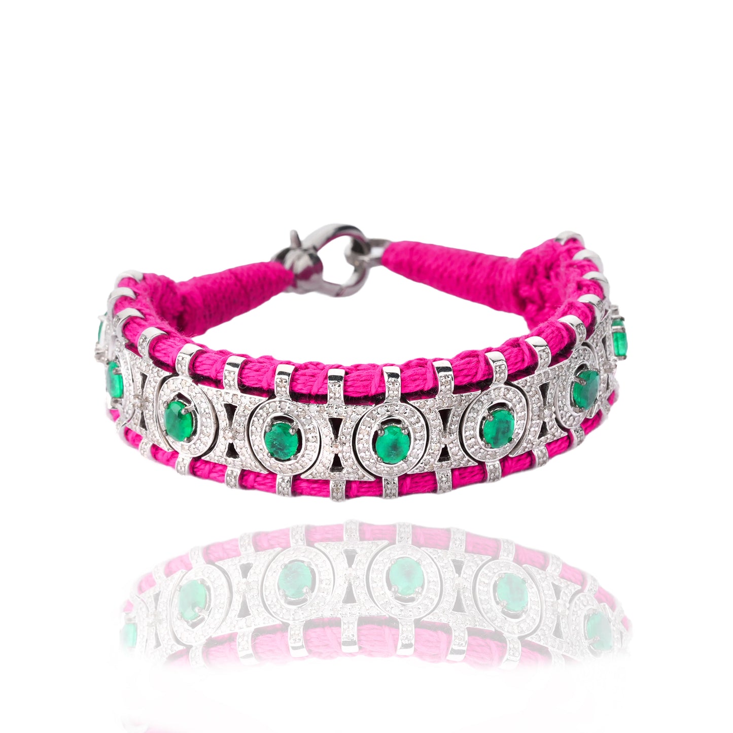 Bracelet Sao Paulo rose fluo