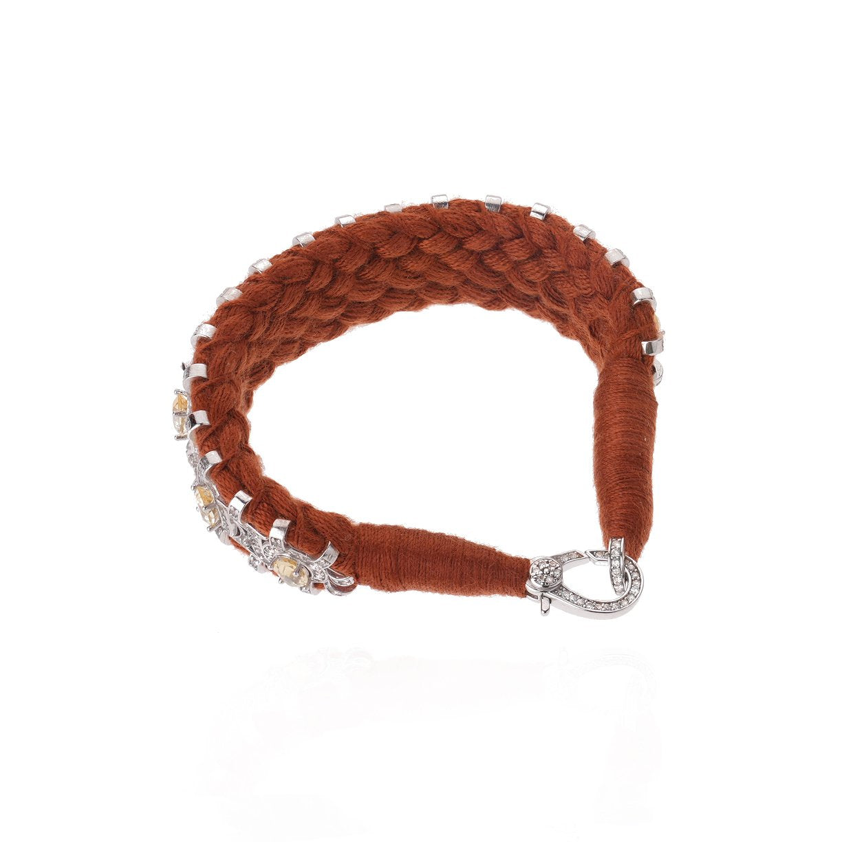 Sao Paulo Hazelnut and Citrines bracelet 