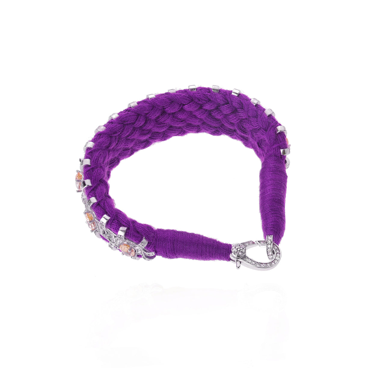 Bracelet Sao Paulo violet - citrines