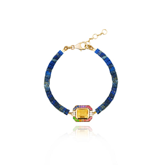 Hervine lapis bracelet