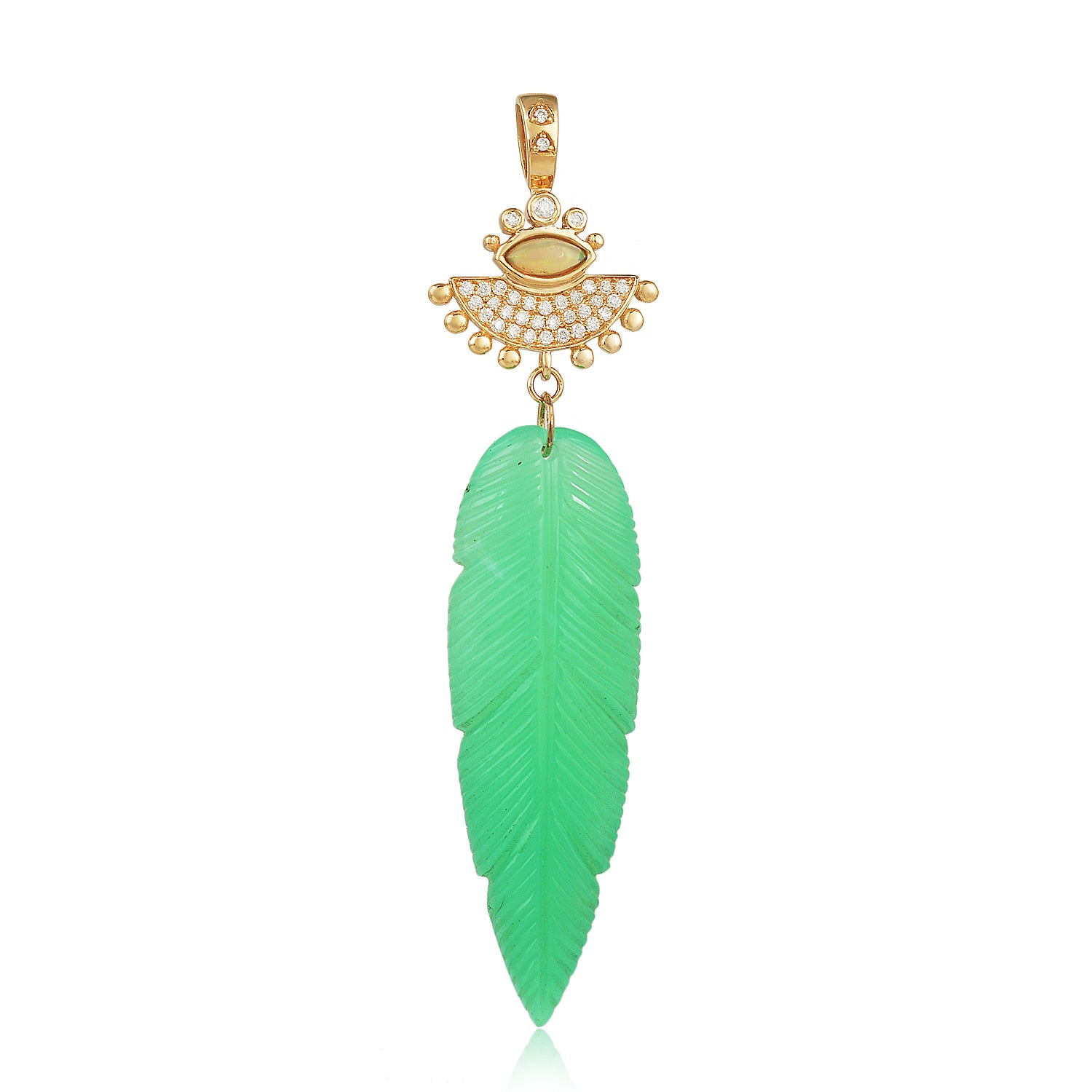 Chrysoprase Cesar pendant 