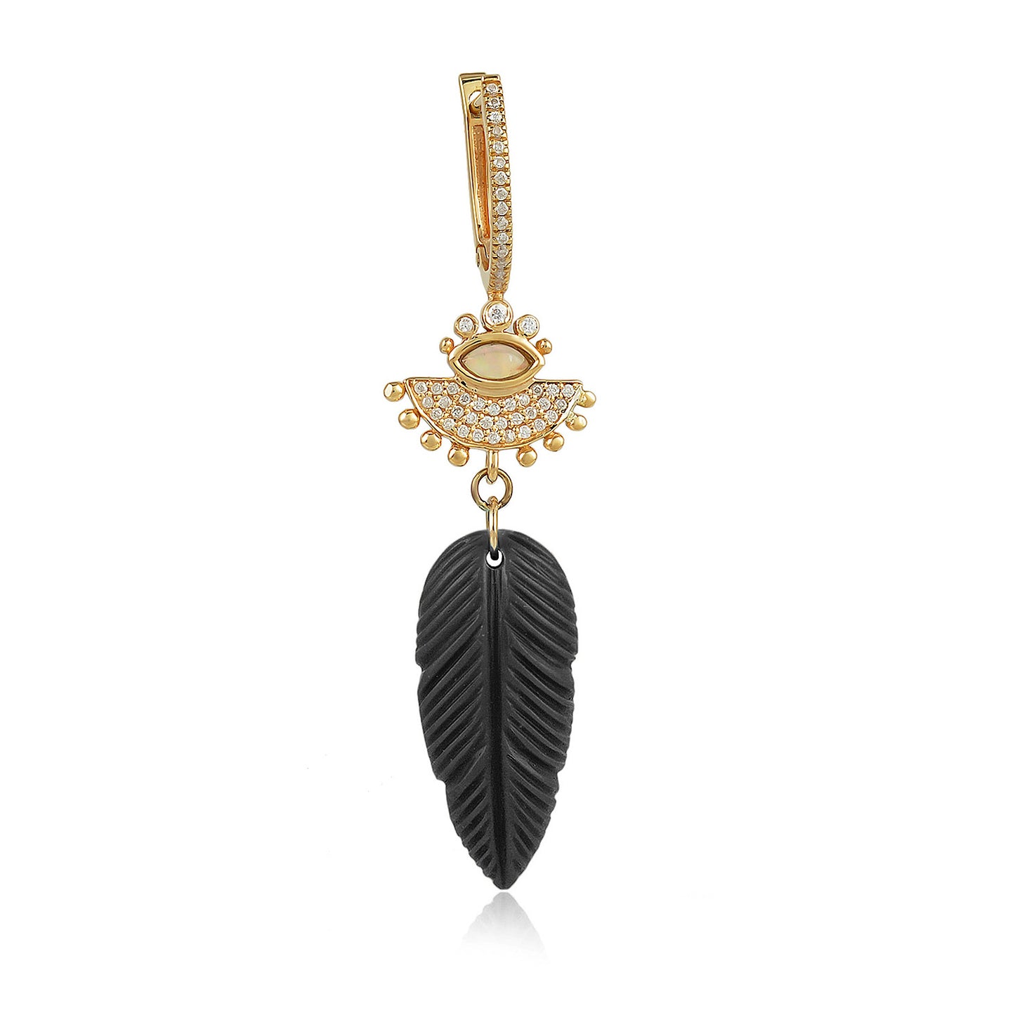 Cleopatra Onyx earring