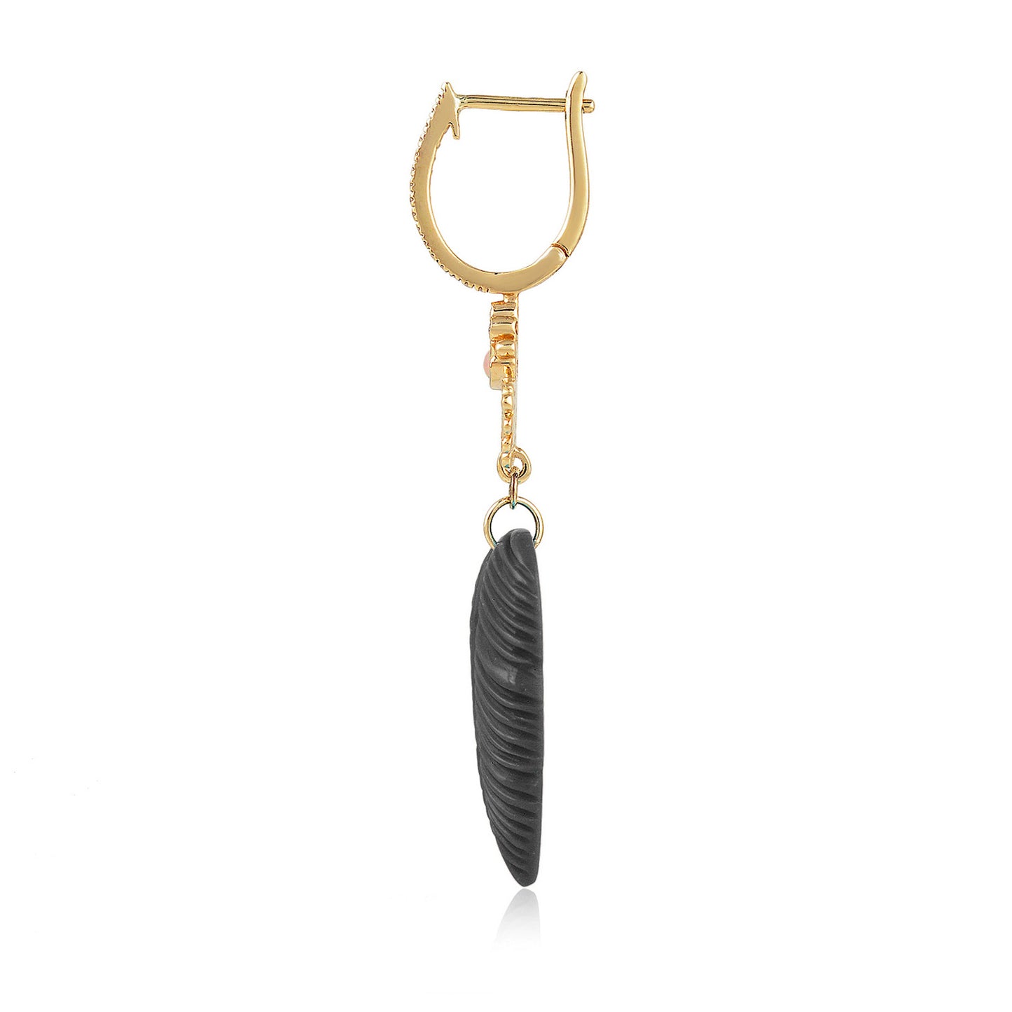 Cleopatra Onyx earring