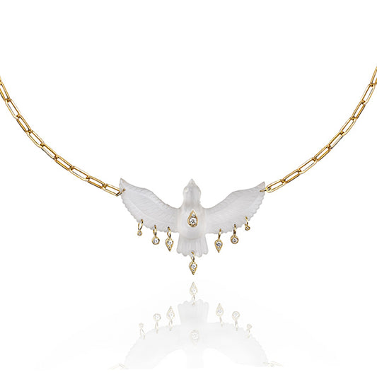 Collier Condor Cristal