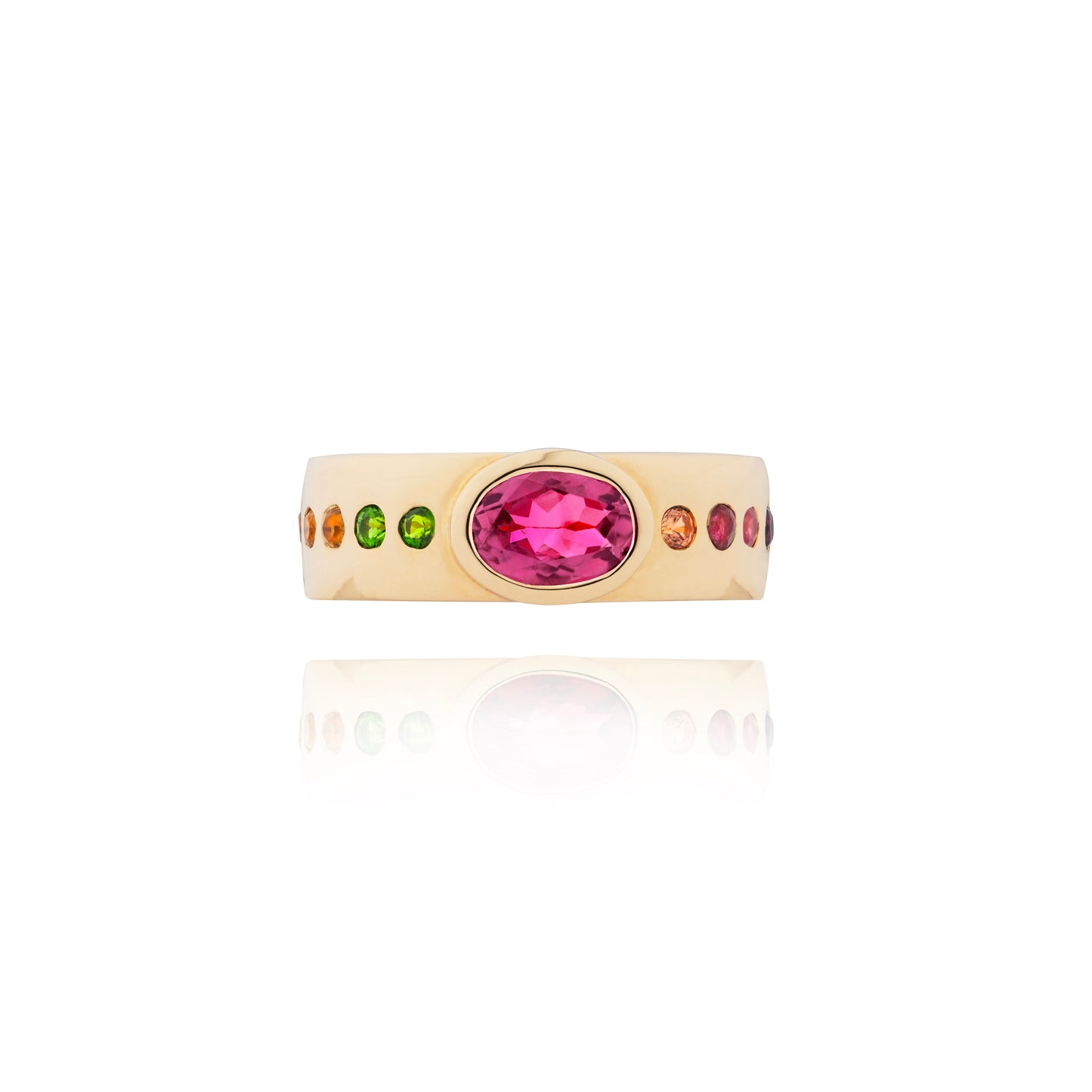 emily pink tourmaline ring