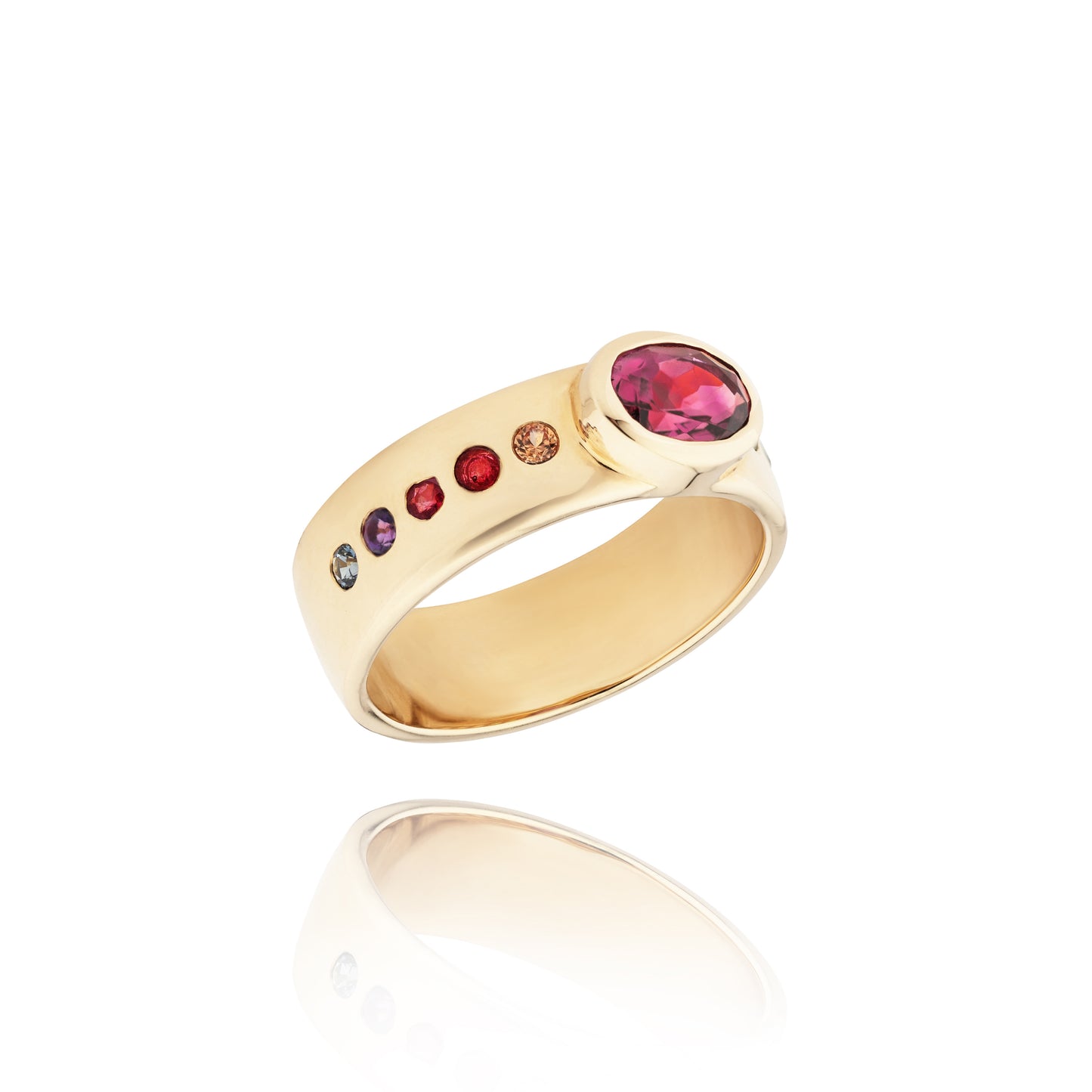 emily pink tourmaline ring