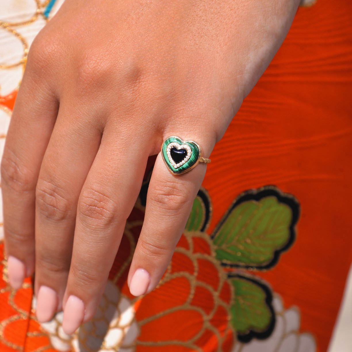 Bague Miamor Malachite