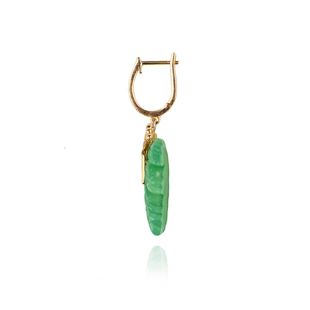 Isis Chrysoprase earring