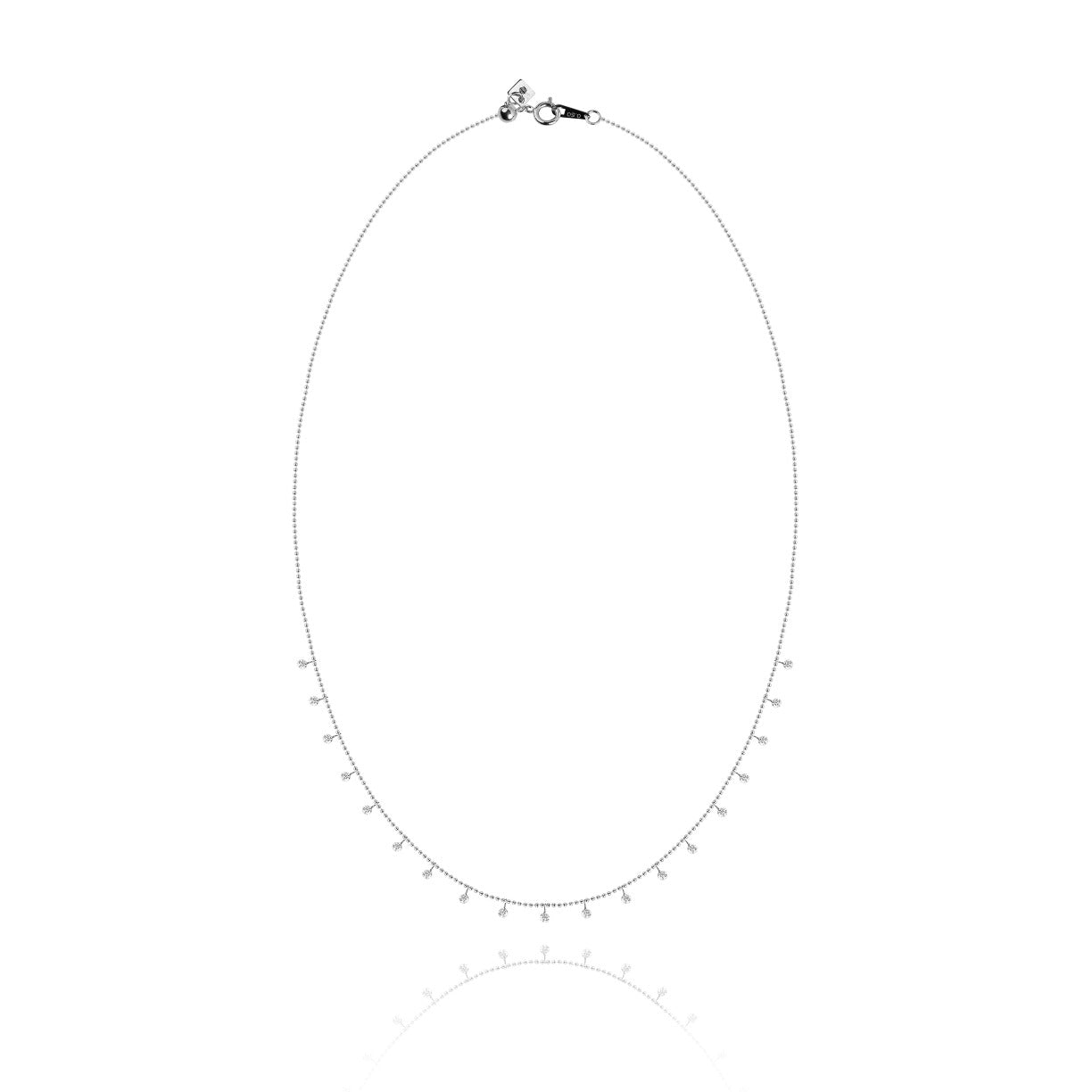Ice necklace white gold