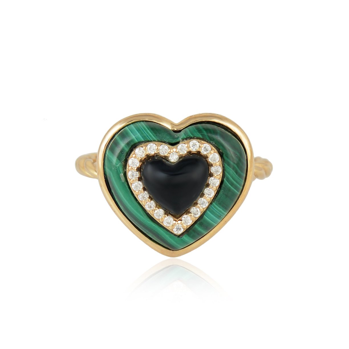 Bague Miamor Malachite