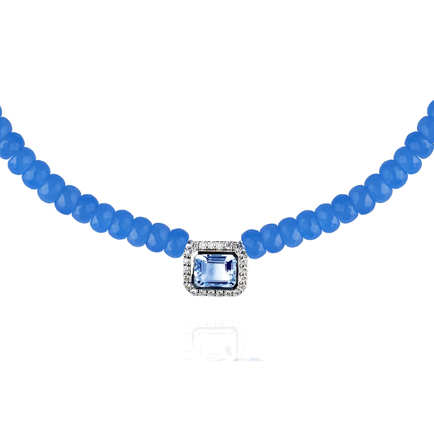 Lapis and Silver Molly Necklace