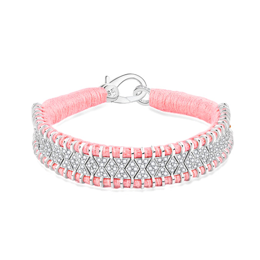 Janeiro Neon -Coral bracelet