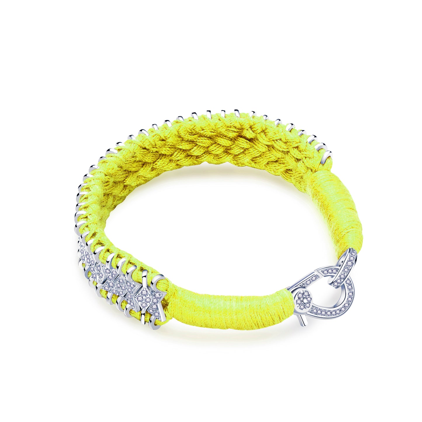 Bracelet Janeiro jaune fluo