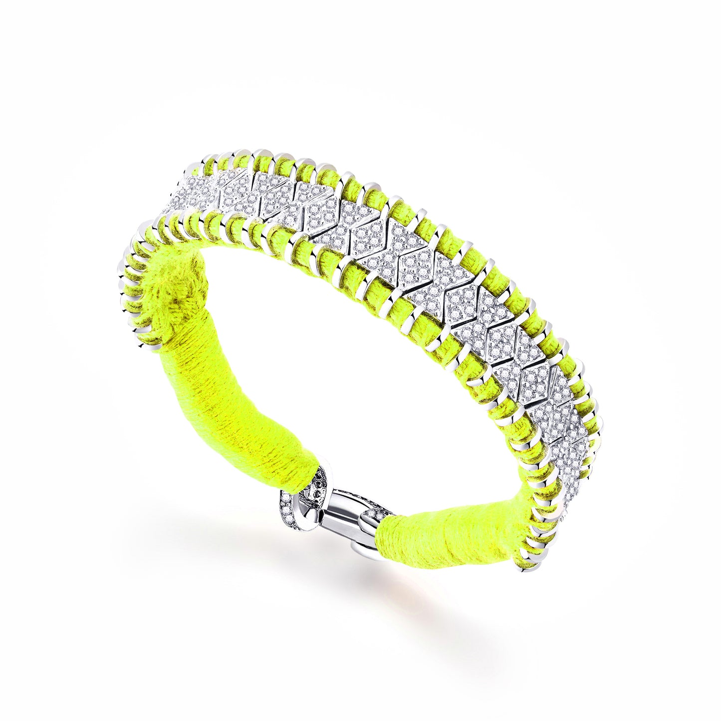 Bracelet Janeiro jaune fluo