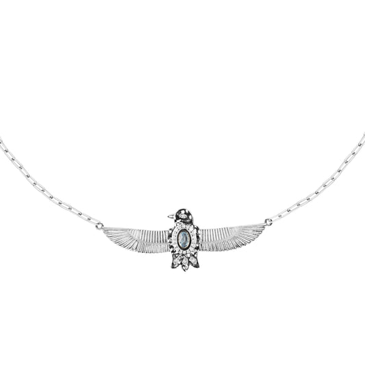 Collier Phoenix Argent