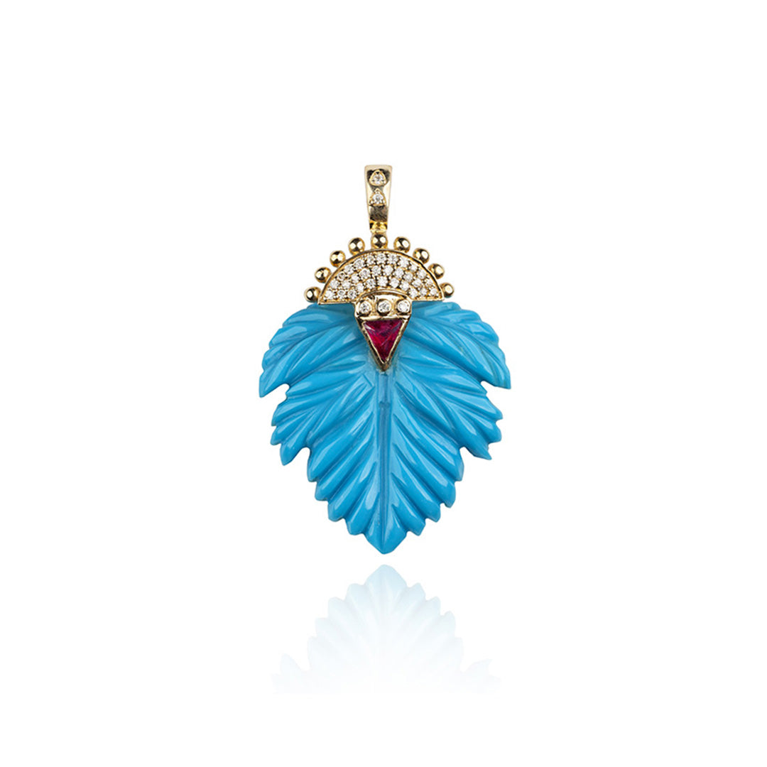 Turquoise Ramses pendant 