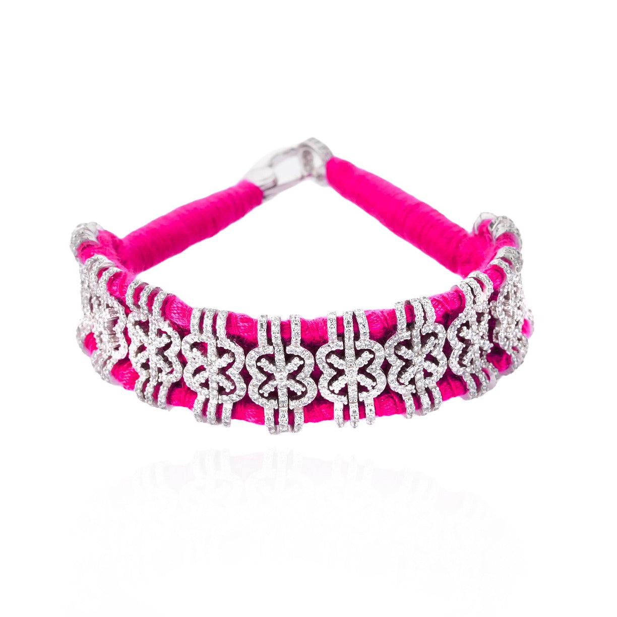 Salvador neon pink bracelet