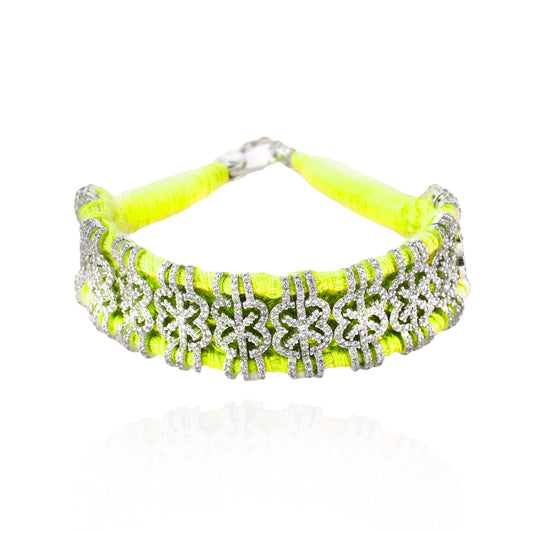 Bracelet Salvador jaune fluo