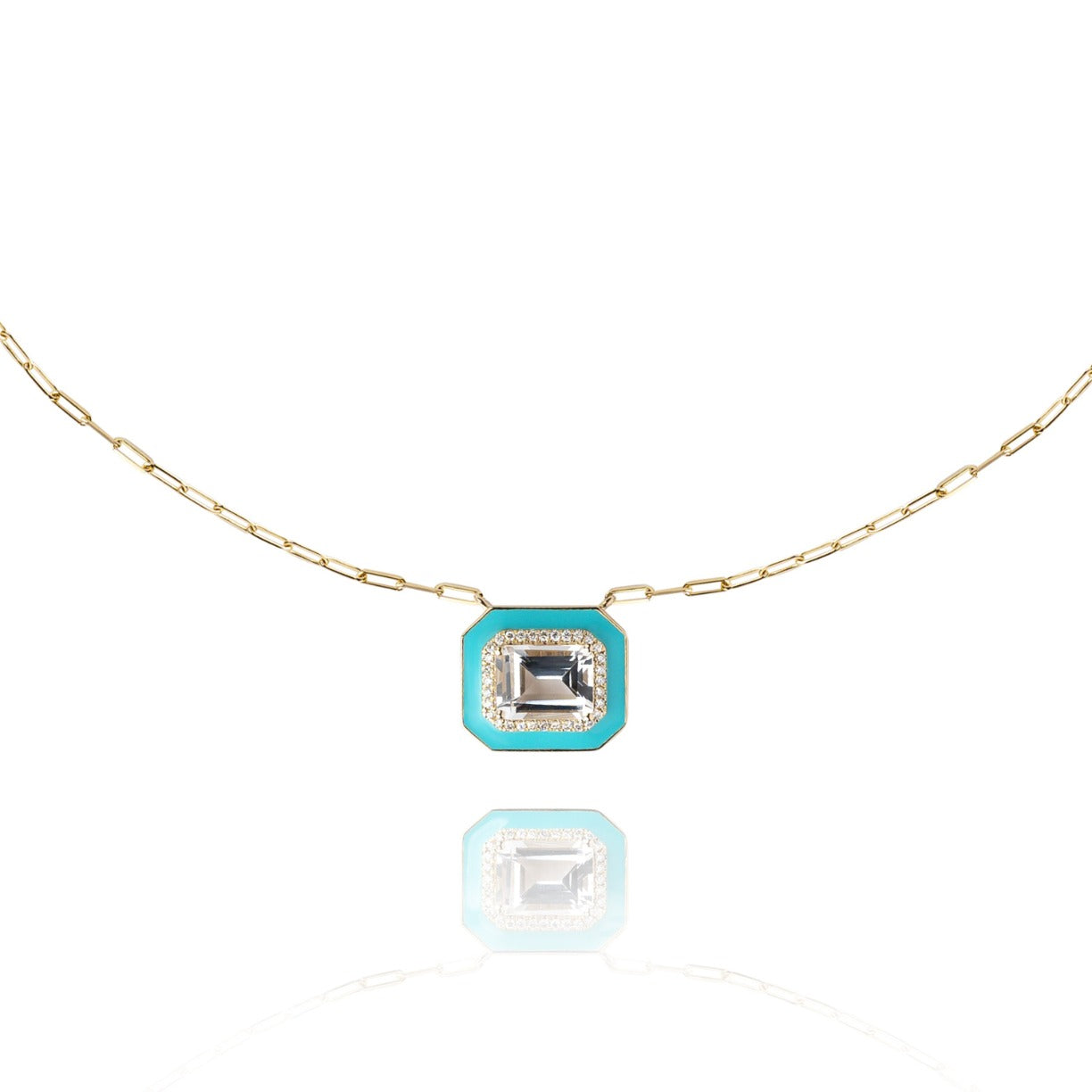 sunny turquoise necklace