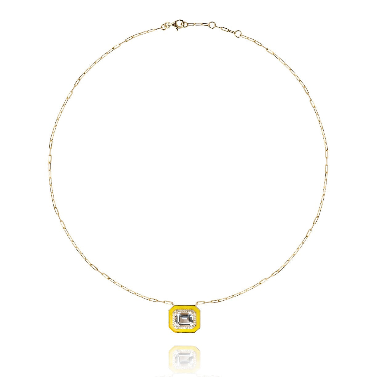 sunny yellow necklace