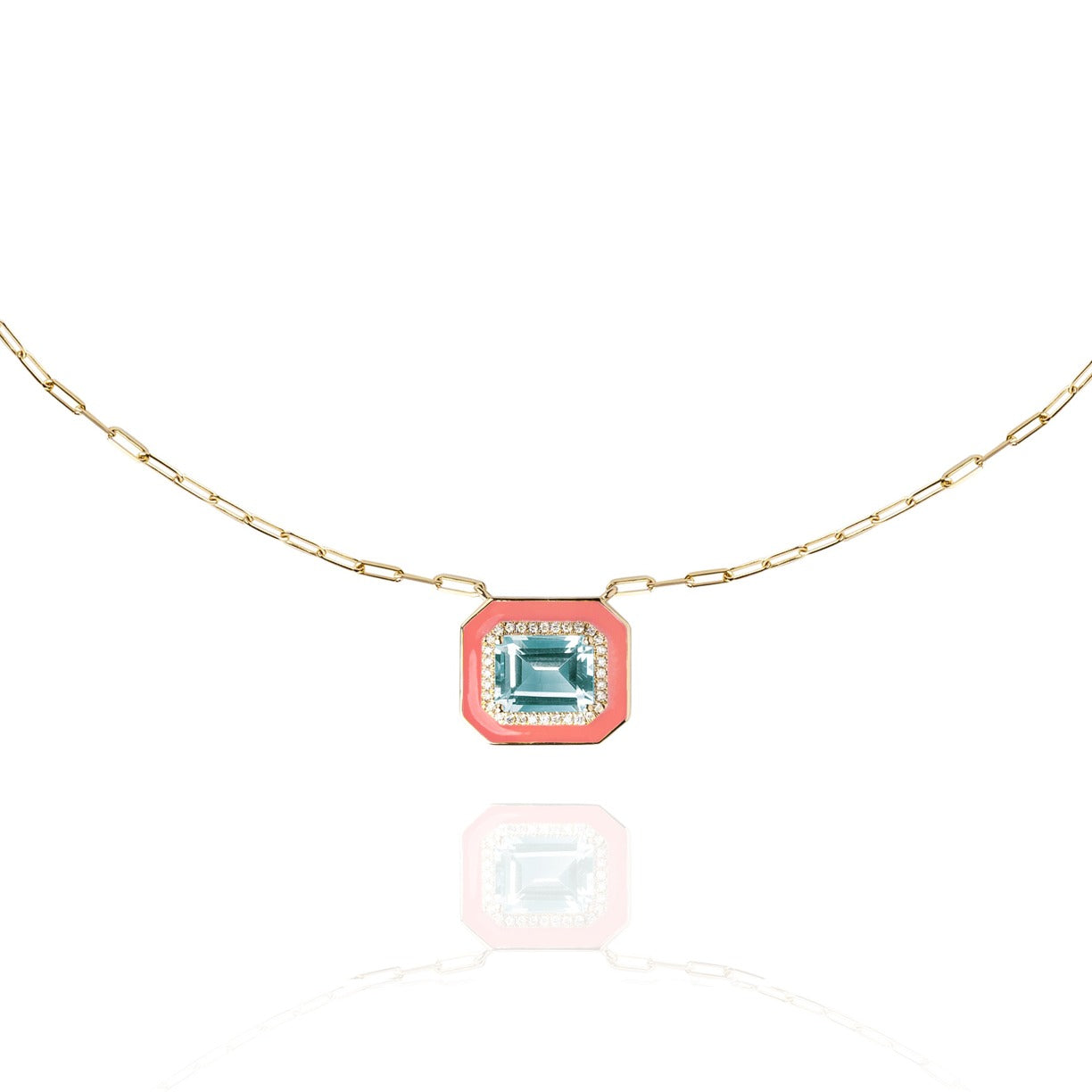 sunny coral necklace