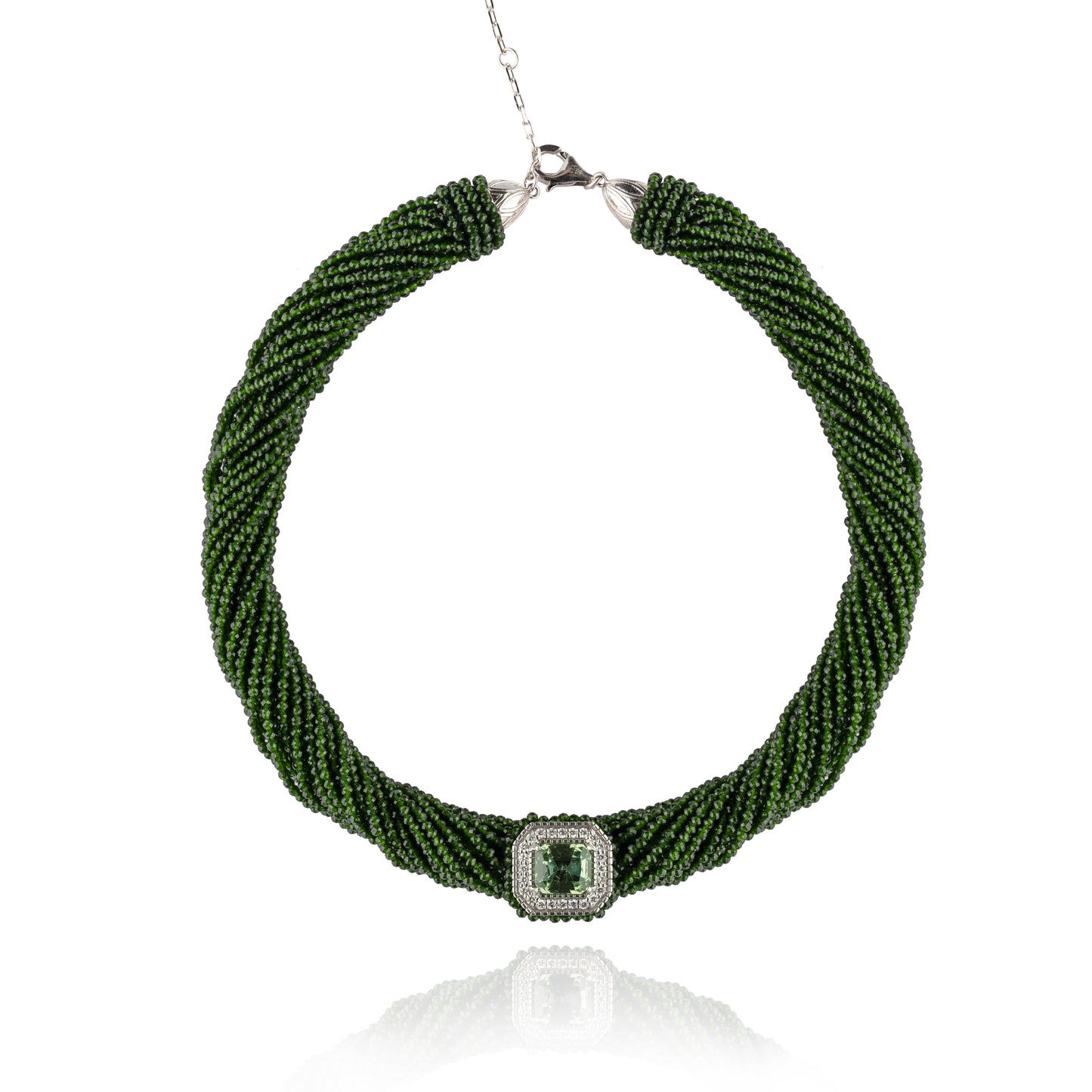 Tornado Green Emerald Necklace