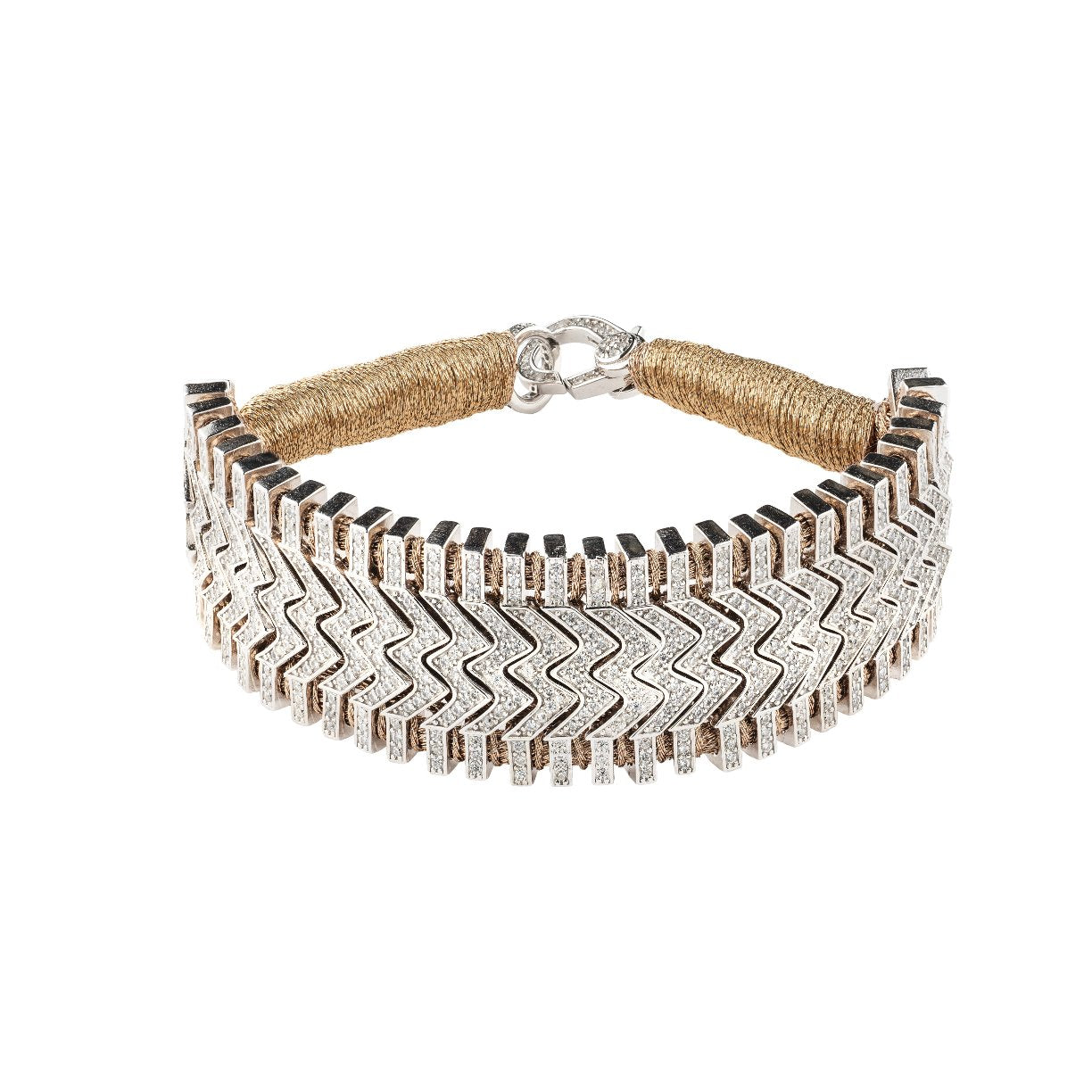 Trancoso Blush bracelet in 925 silver and diamonds